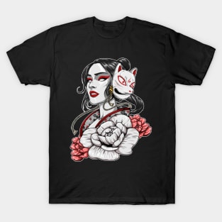 Geisha Mask T-Shirt